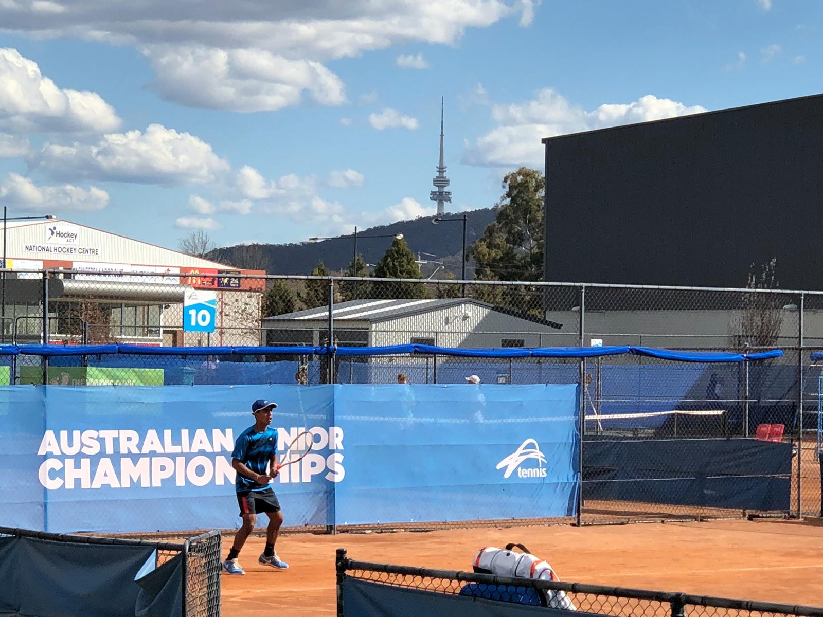 Playing at Australian Junior Championships